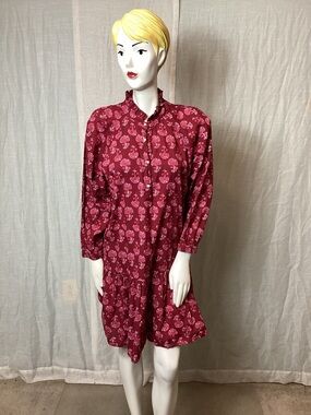Just Darviny Carnberry Megan Dress; Size: L